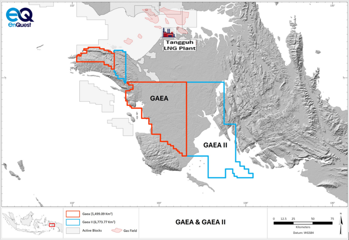 Map of Gaea and Gaea II PSC execution